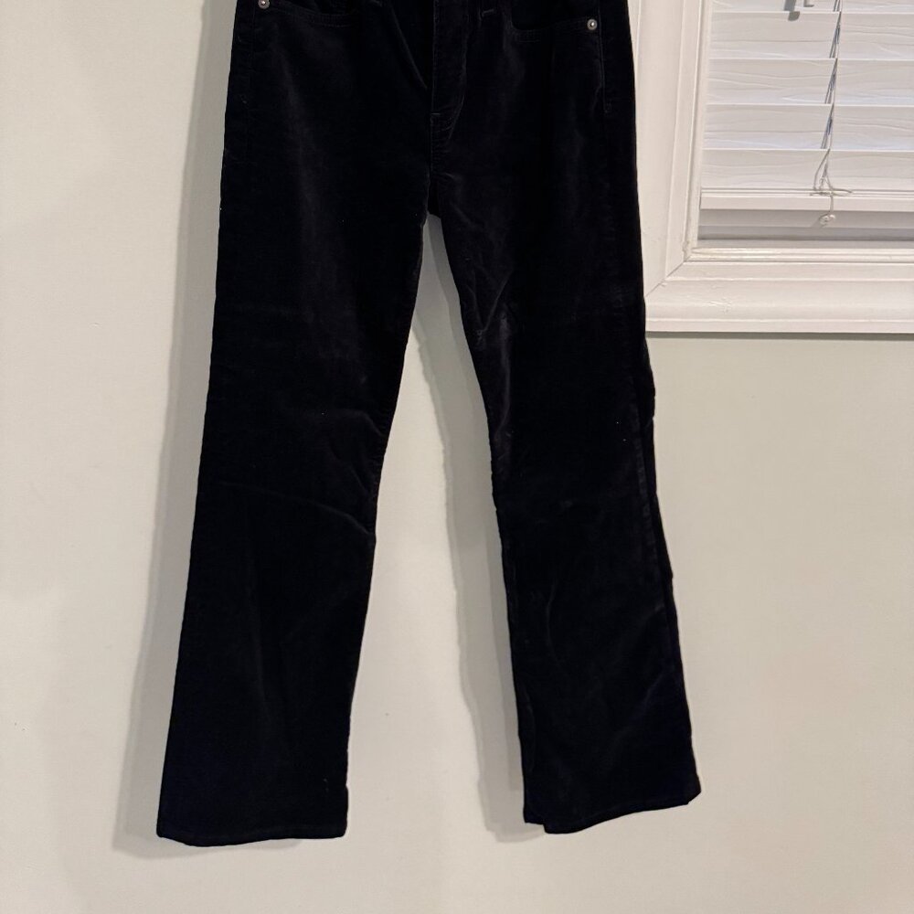 NWOT Ladies Gap Baby Boot Mid Rise Flare Velvet Pants - Picture 2 of 3